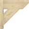 Ekena Millwork Traditional Slat Rough Sawn Outlooker, Douglas Fir, 8"W x 20"D x 20"H OUT08X20X20TRA06RDF - alternate 2